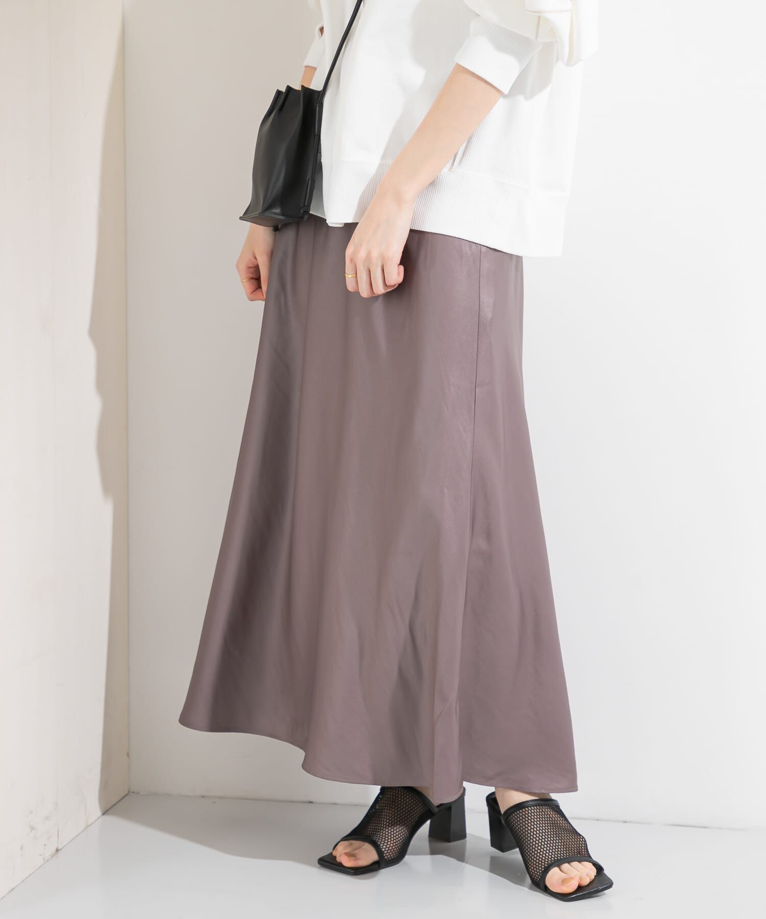  「バイアスフレアスカート」|スカート|