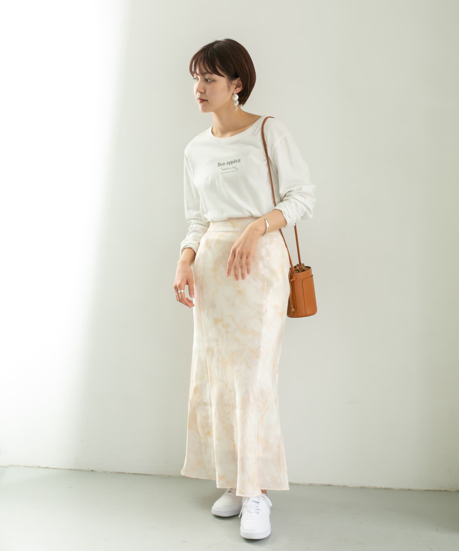  「タイダイプリントシャイニースカート」|スカート|