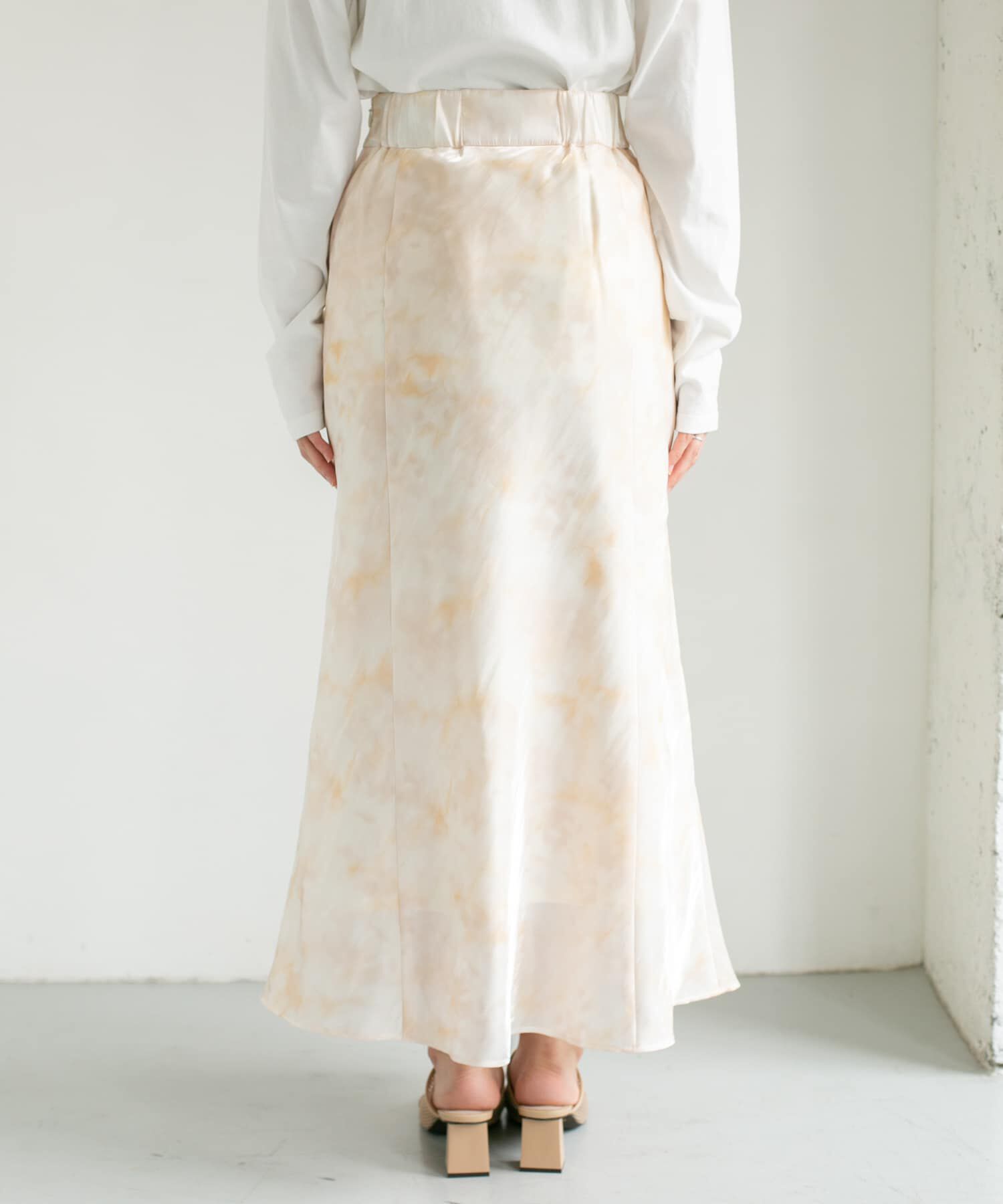  「タイダイプリントシャイニースカート」|スカート|