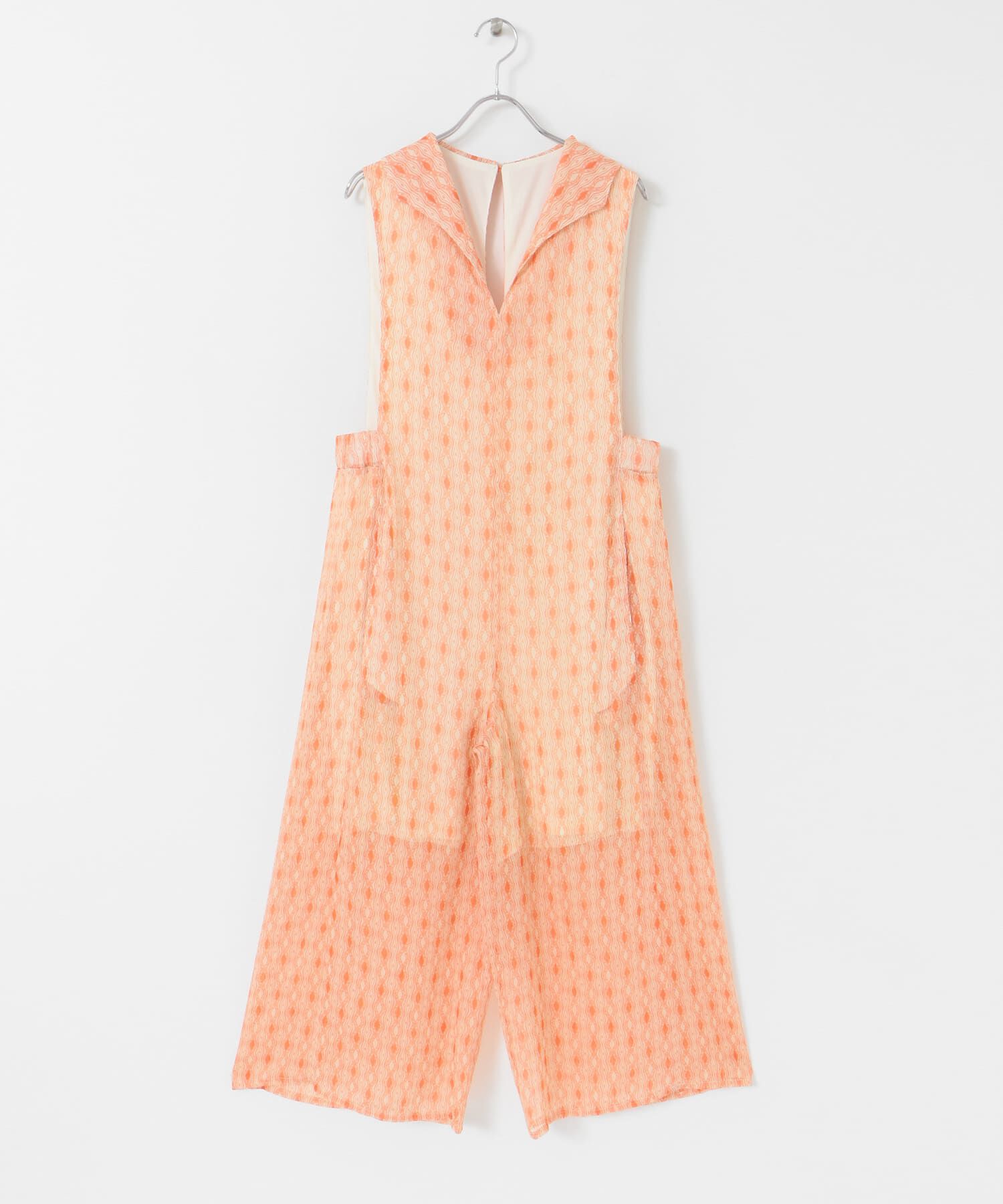  「楊柳プリントサロペット」|スカート|