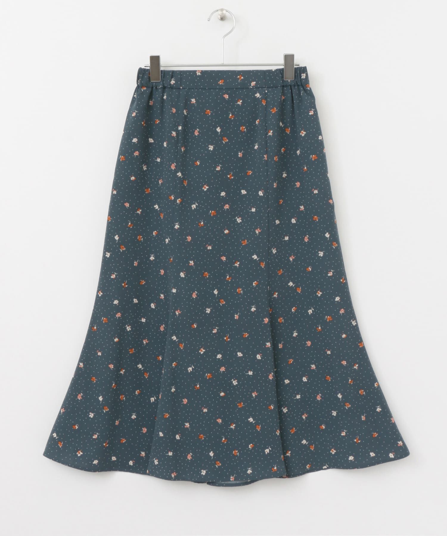  「ドット&times;フラワーマーメイドスカート」|スカート|