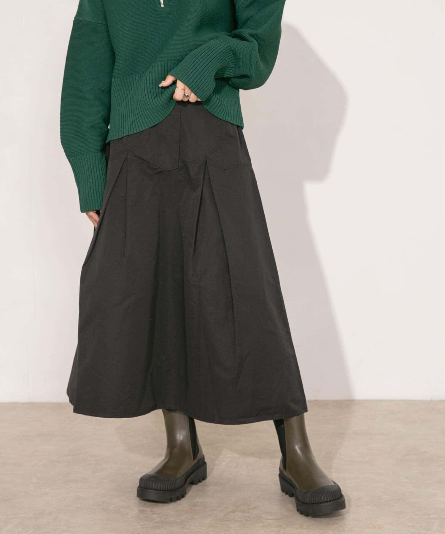  「タックミディスカート」|スカート|