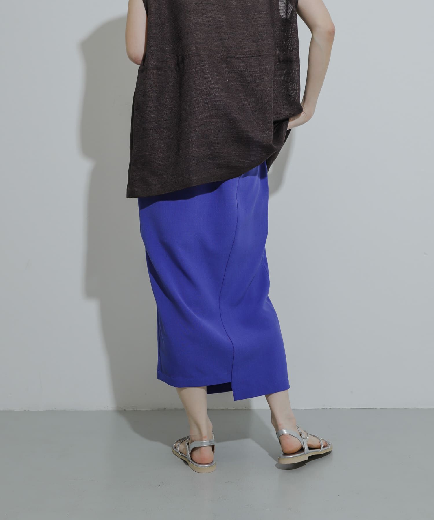 SENSE OF PLACE by URBAN RESEARCH「『UR TECH DRYLUXE』リネンライクアシンメトリースカート」|スカート|