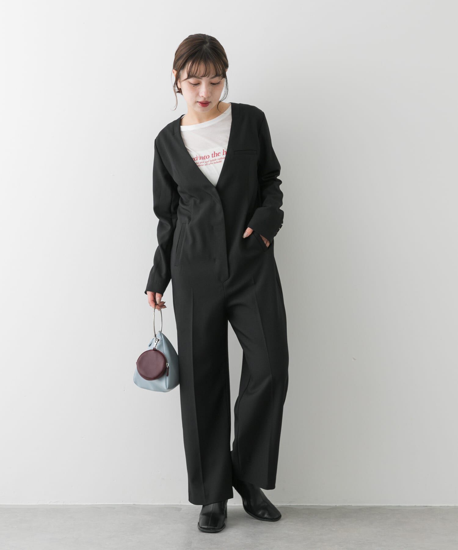 SENSE OF PLACE by URBAN RESEARCH「テーラードジャンプスーツ」|スカート|