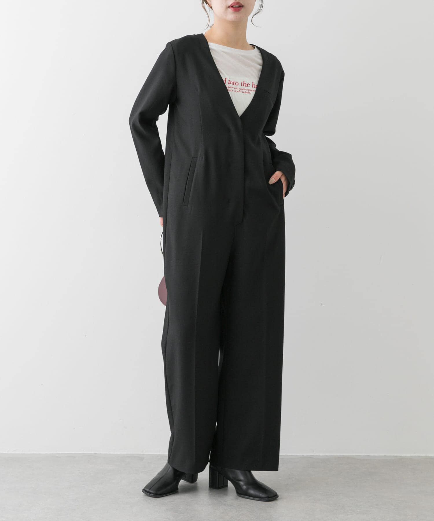 SENSE OF PLACE by URBAN RESEARCH「テーラードジャンプスーツ」|スカート|