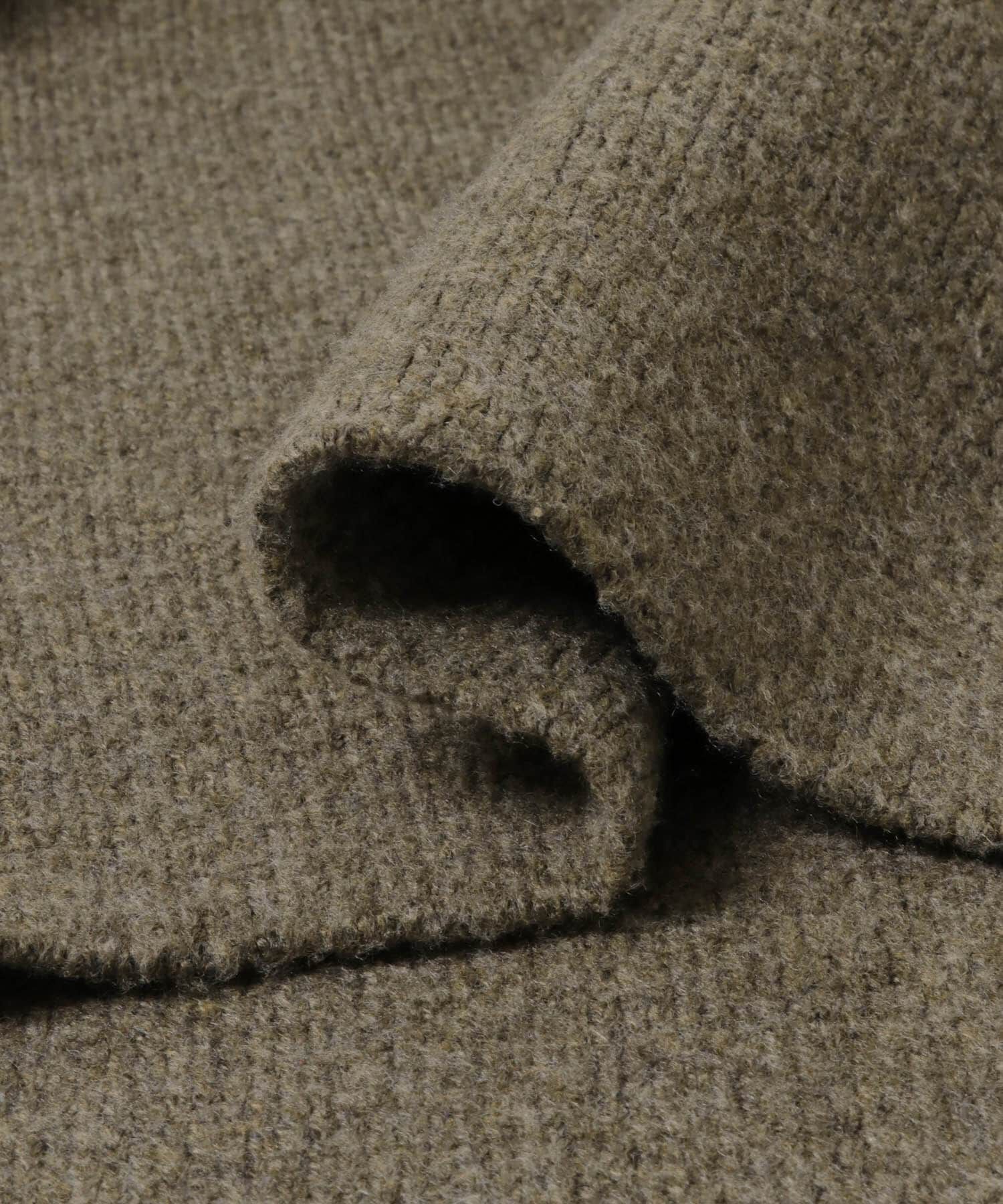 SENSE OF PLACE by URBAN RESEARCH「バイカラーニットコート」|ノーカラーコート|