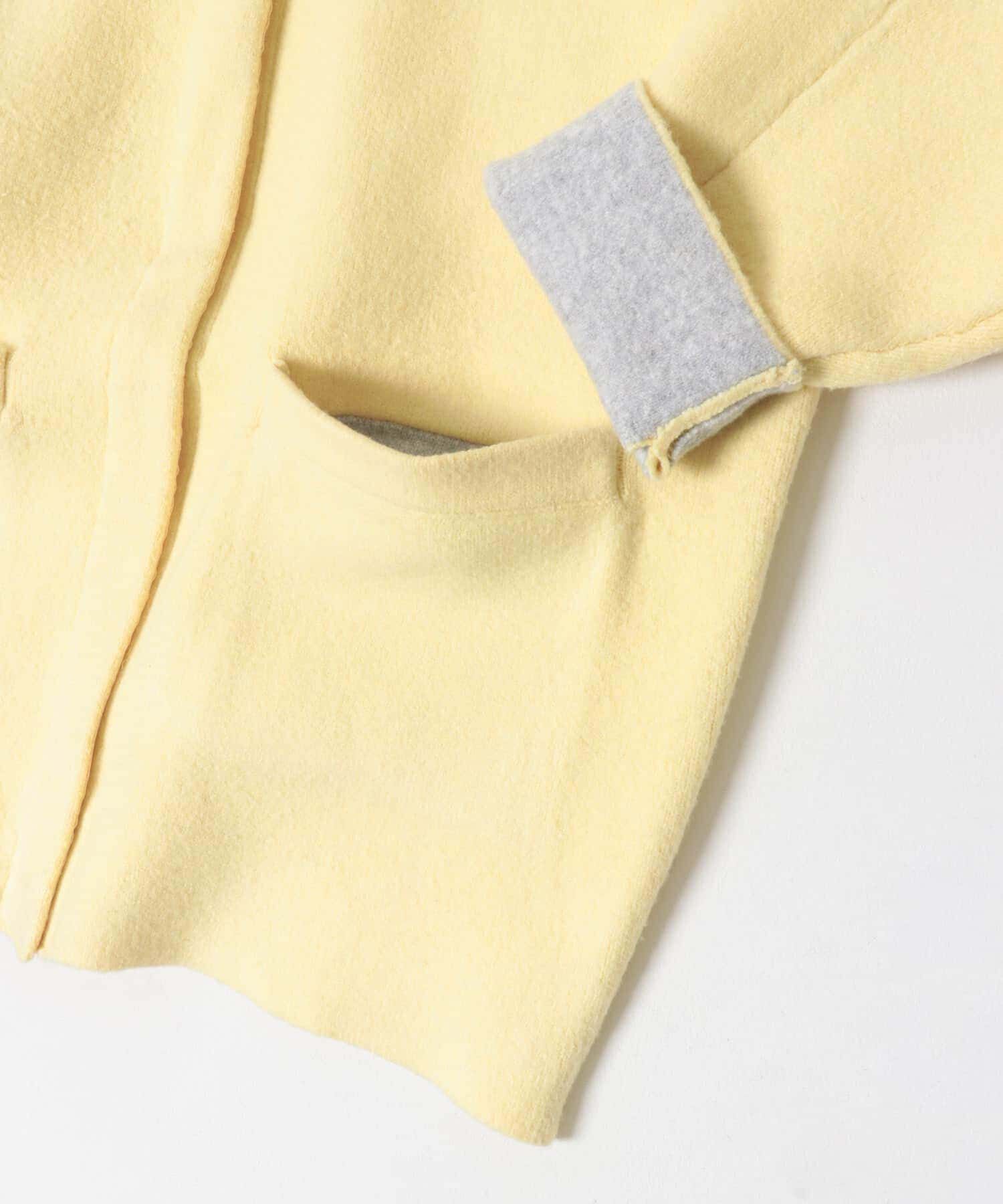 SENSE OF PLACE by URBAN RESEARCH「バイカラーニットコート」|ノーカラーコート|