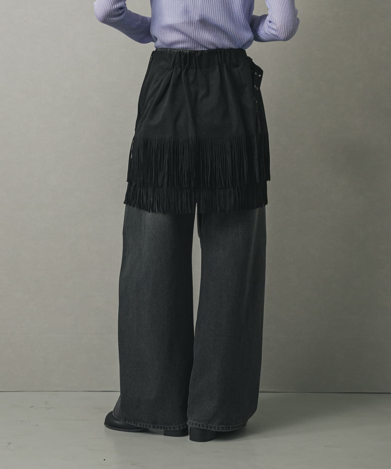 SENSE OF PLACE by URBAN RESEARCH「FSフリンジスカート」|スカート|