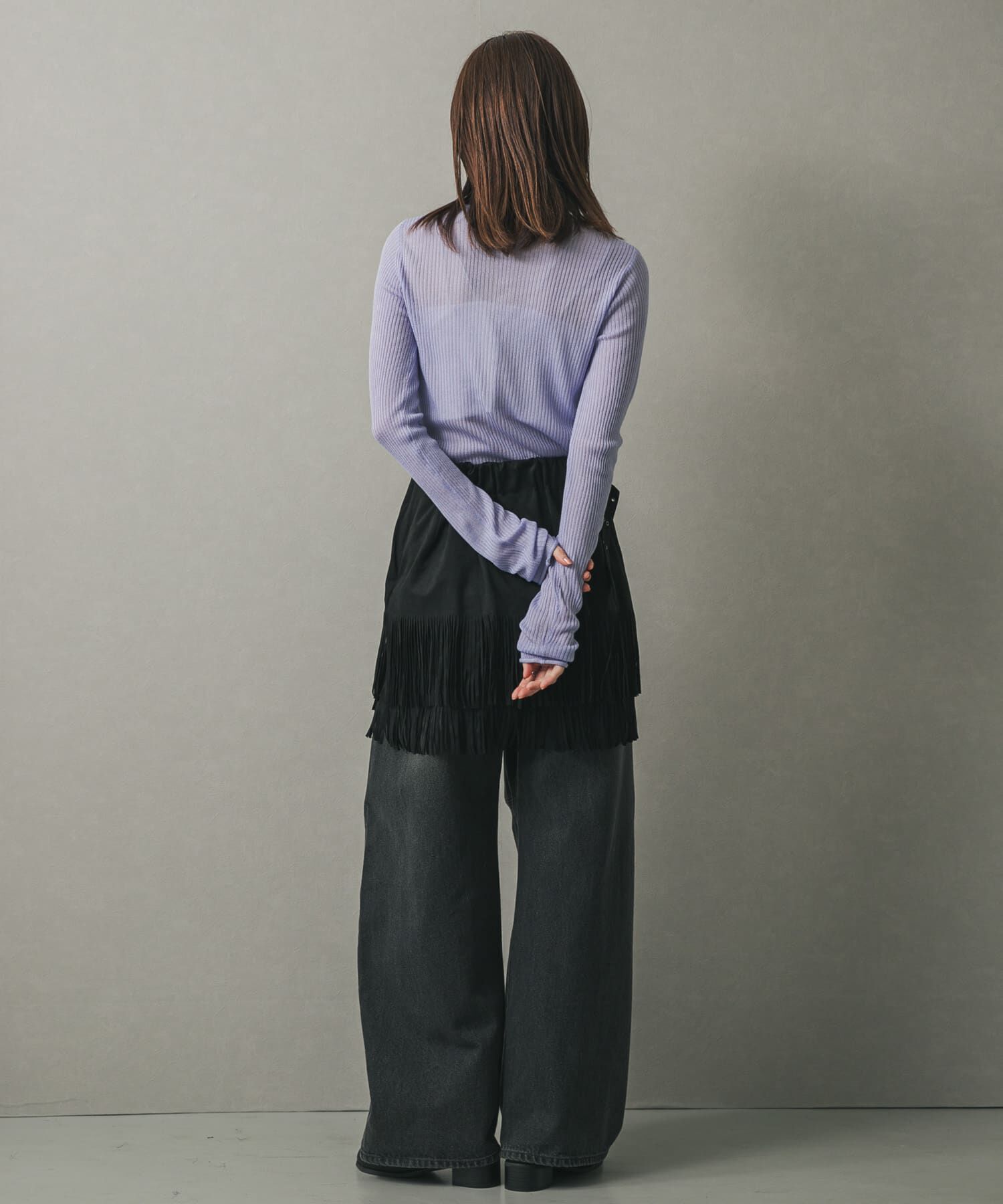 SENSE OF PLACE by URBAN RESEARCH「FSフリンジスカート」|スカート|