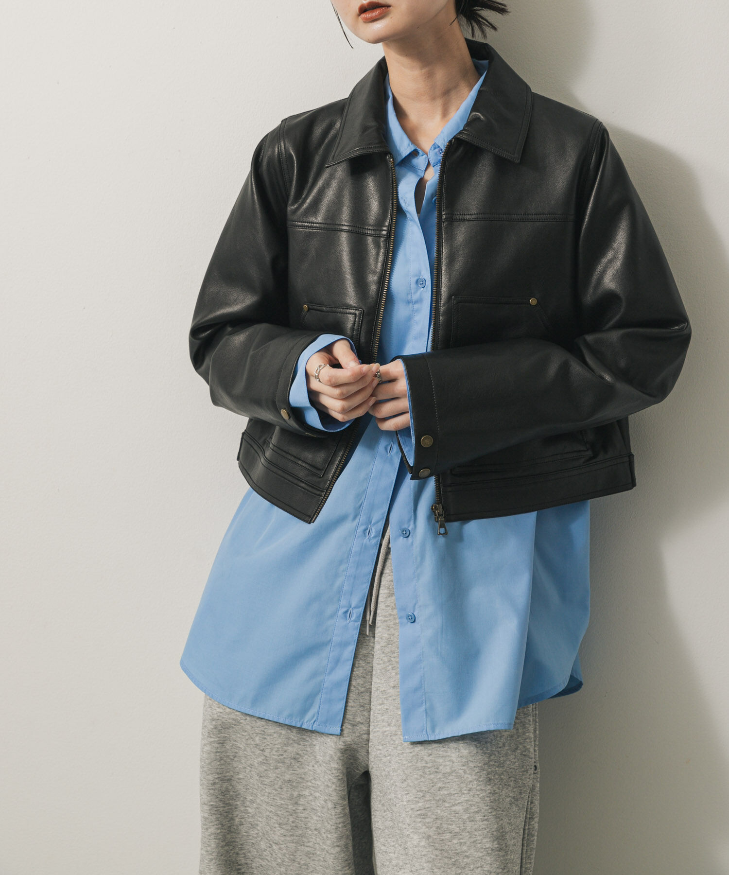 SENSE OF PLACE by URBAN RESEARCH「FLショートジャケット」|その他|ブラック