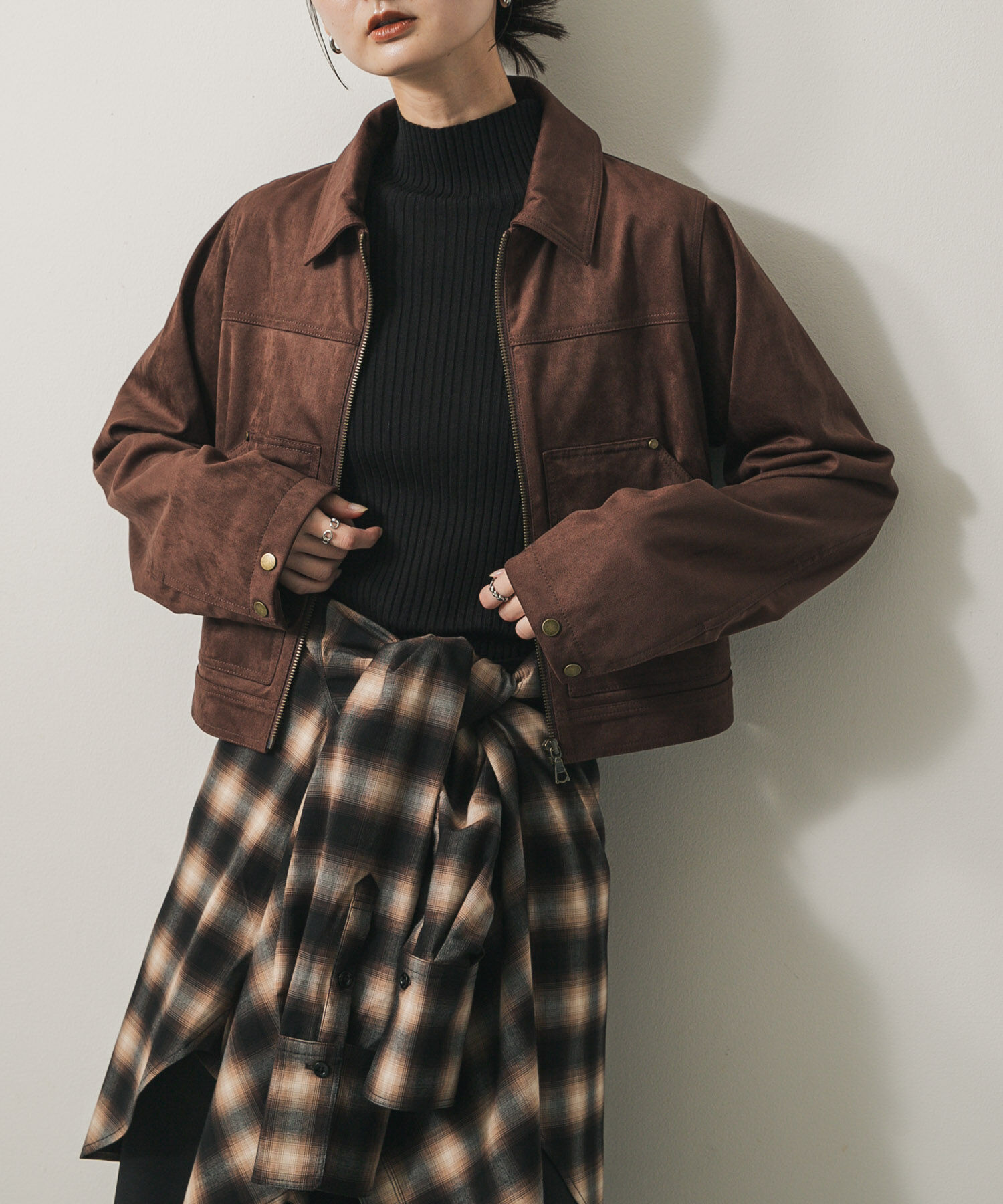 SENSE OF PLACE by URBAN RESEARCH「FLショートジャケット」|その他|ブラウン