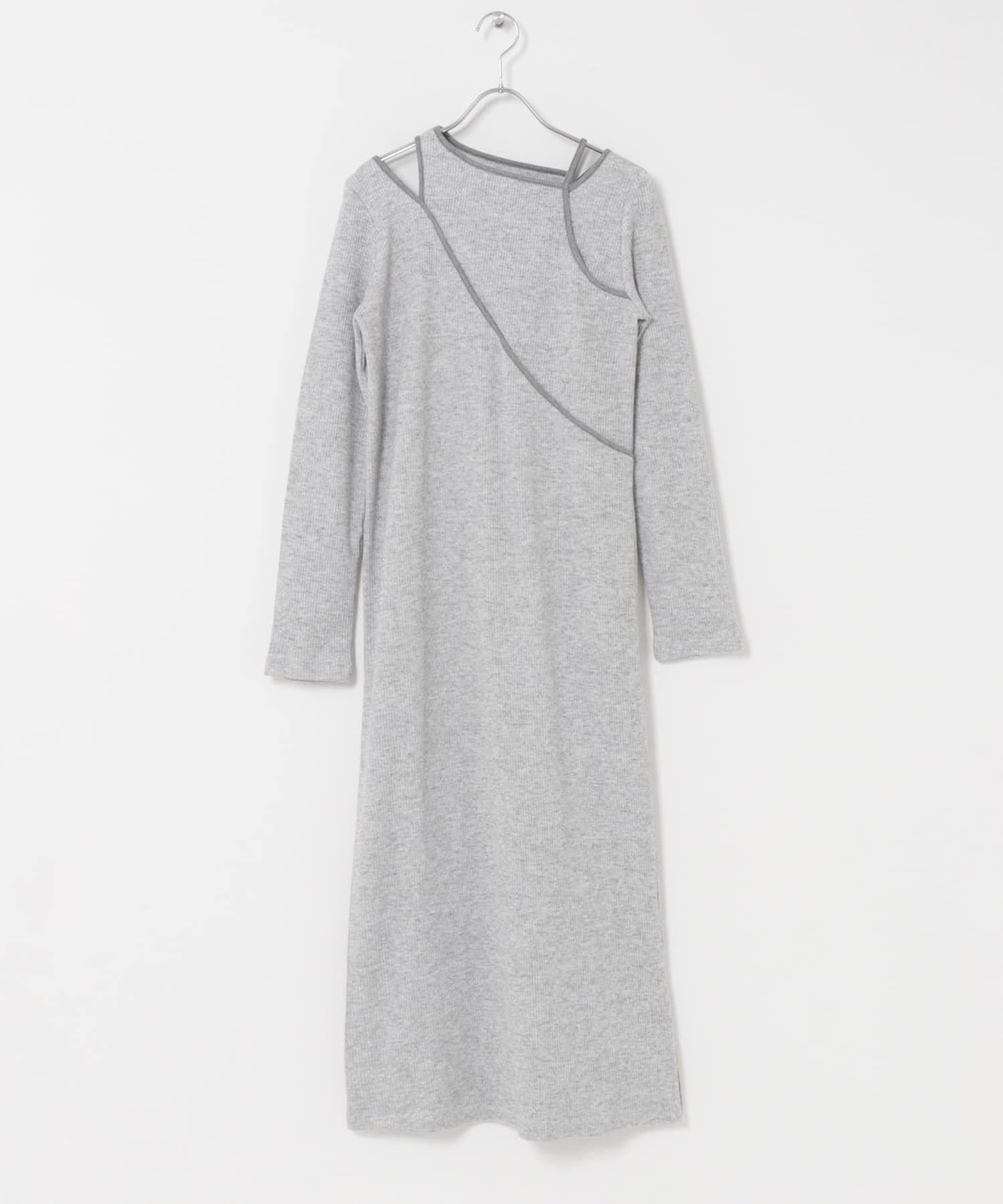 SENSE OF PLACE by URBAN RESEARCH「レイヤードデザインリブワンピース」|ワンピース|