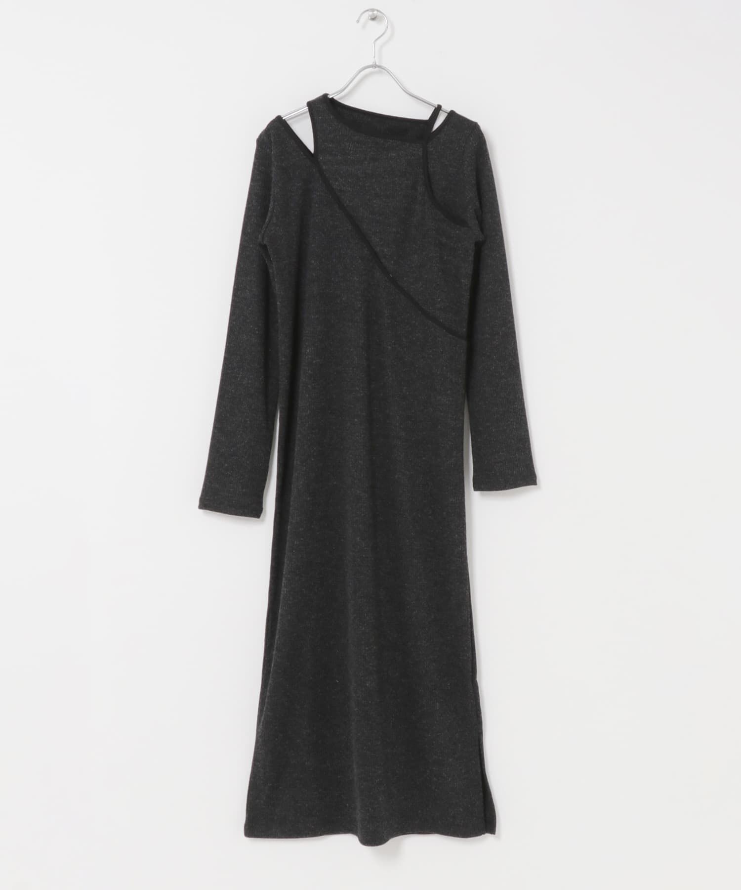 SENSE OF PLACE by URBAN RESEARCH「レイヤードデザインリブワンピース」|ワンピース|