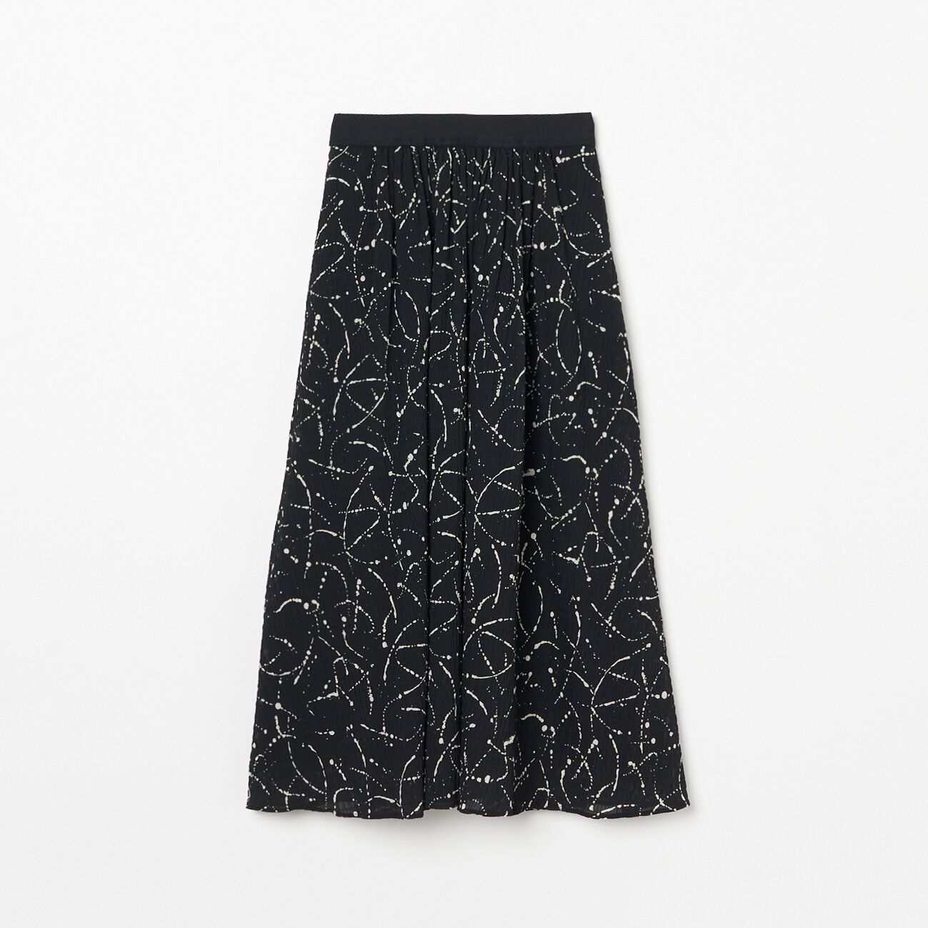 HELIOPOLE「HELIOPOLE DEVEAUX  BI-COLOR PRINT FLARE SK」|スカート|