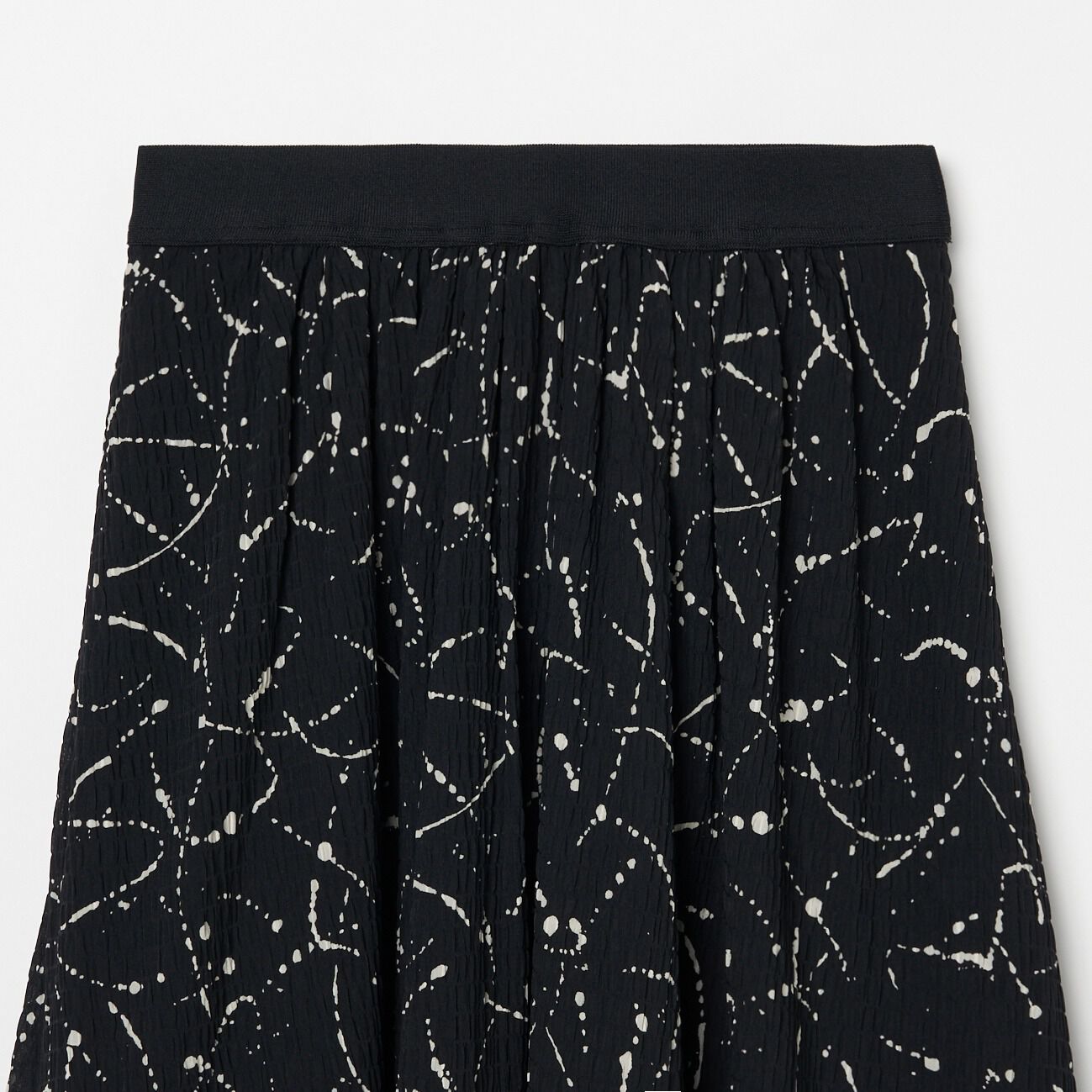 HELIOPOLE「HELIOPOLE DEVEAUX  BI-COLOR PRINT FLARE SK」|スカート|