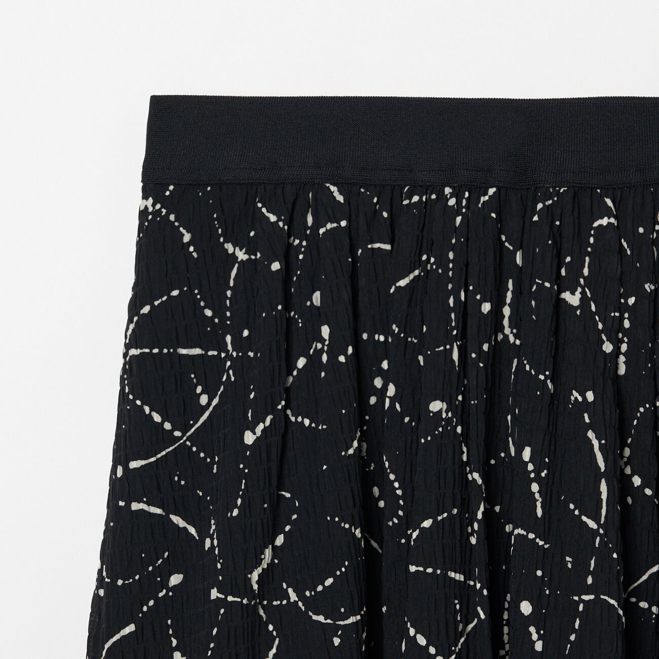 HELIOPOLE「HELIOPOLE DEVEAUX  BI-COLOR PRINT FLARE SK」|スカート|