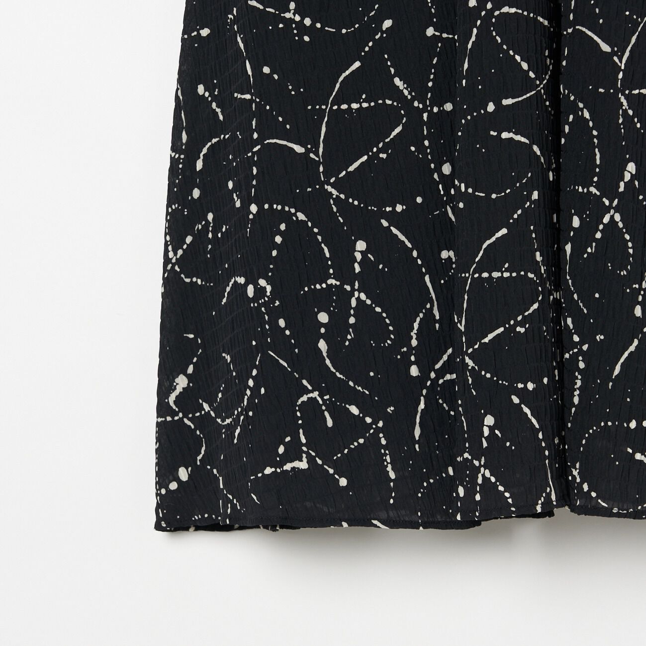 HELIOPOLE「HELIOPOLE DEVEAUX  BI-COLOR PRINT FLARE SK」|スカート|