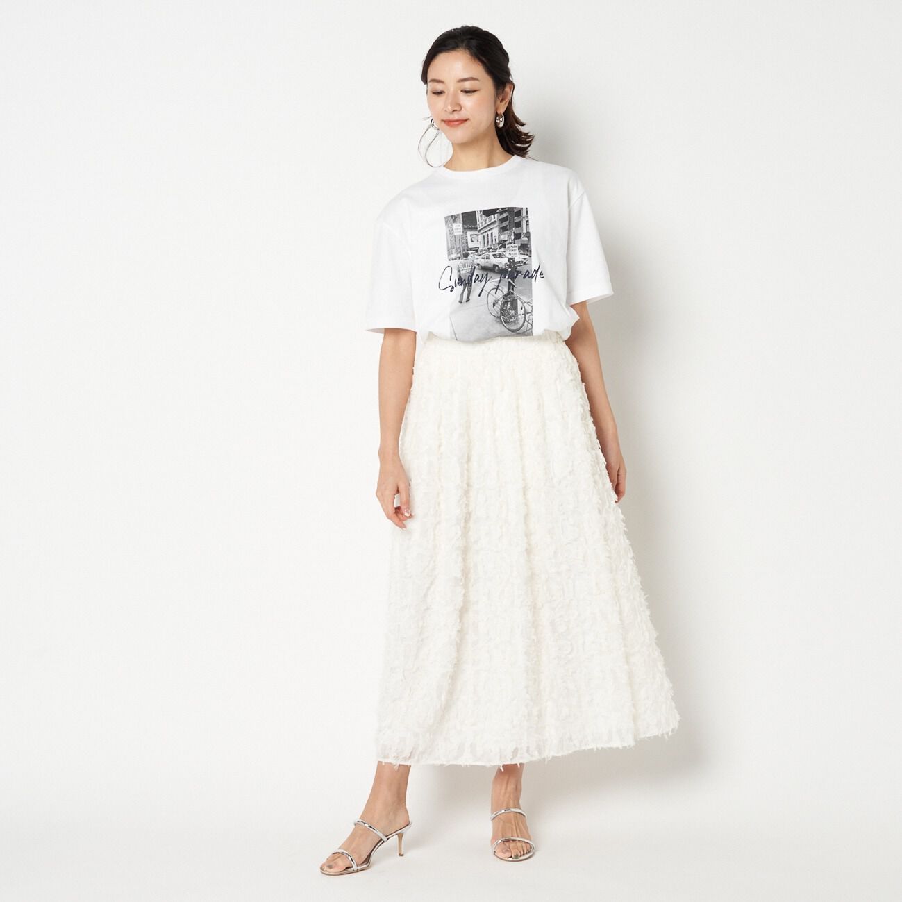 HELIOPOLE「HELIOPOLE JACQUARD SKIRT」|スカート|