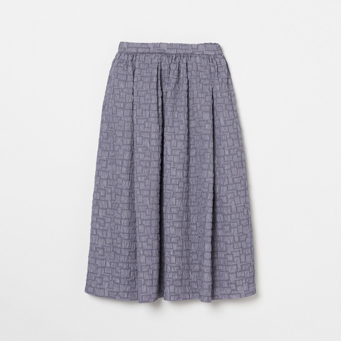 HELIOPOLE「HELIOPOLE JACQUARD A LINE SKIRT」|スカート|ミディアムグレー