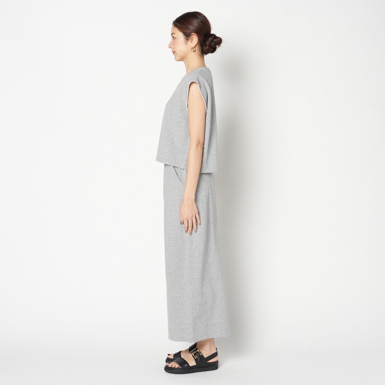 HELIOPOLE「HELIOPOLE I LINE SWEAT SKIRT」|スカート|