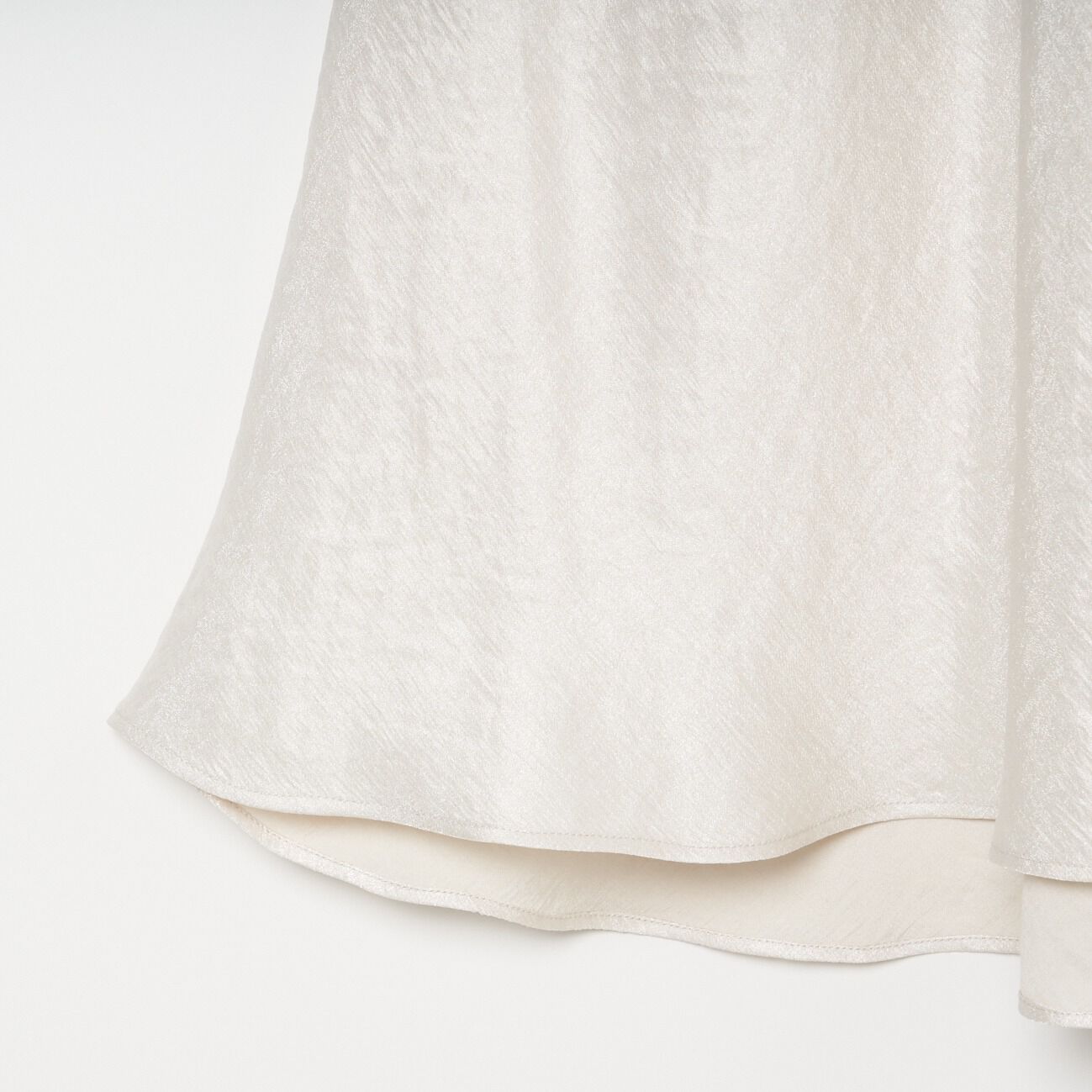 HELIOPOLE「HELIOPOLE SATIN MAXI FLARE SKIRT」|スカート|