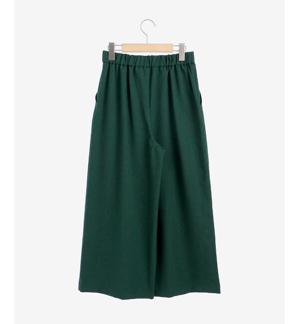 le.coeur blanc「ウールライクワイドクロップドパンツ」|スラックス|