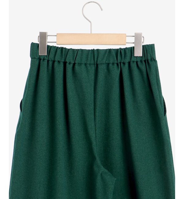 le.coeur blanc「ウールライクワイドクロップドパンツ」|スラックス|