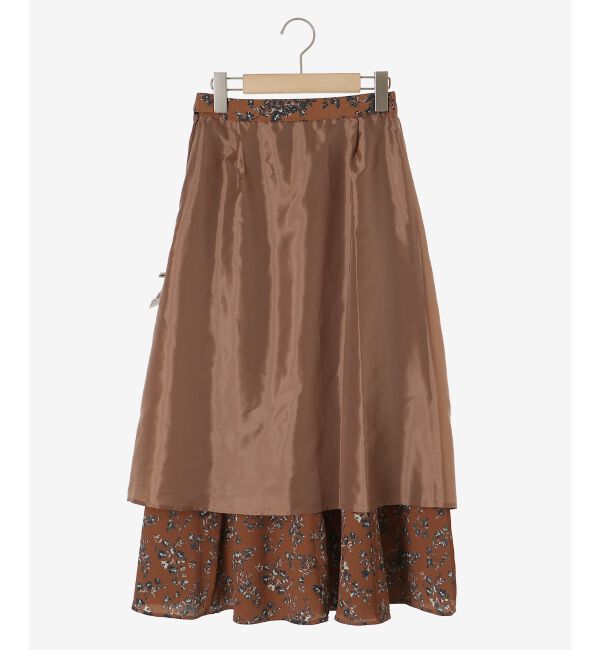 le.coeur blanc「アンティークデシンフラワープリントスカート」|スカート|