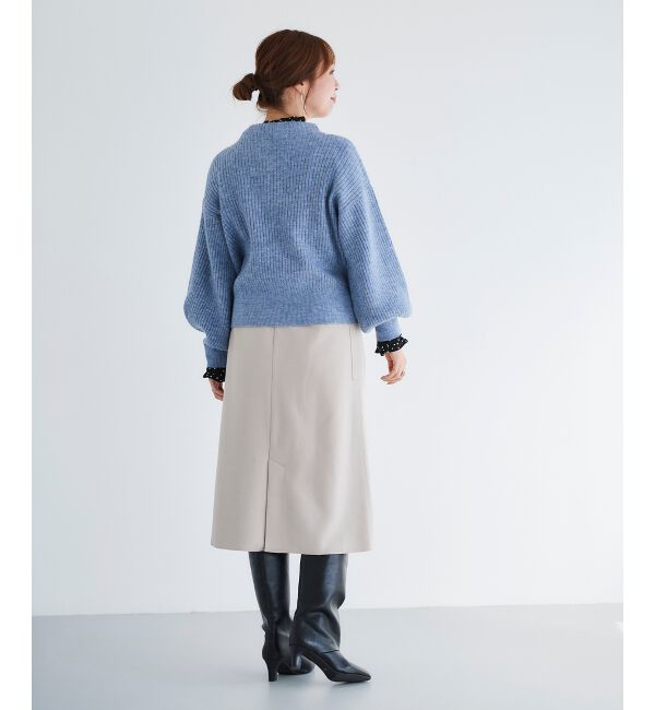 le.coeur blanc「ジャージーメルトントラペーズスカート」|スカート|