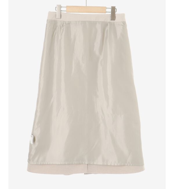 le.coeur blanc「ジャージーメルトントラペーズスカート」|スカート|