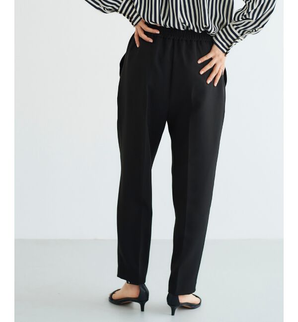 le.coeur blanc「パール付きプルオーバー&times;テーパードパンツセット」|スラックス|