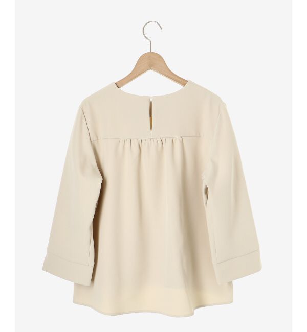 le.coeur blanc「パール付きプルオーバー&times;テーパードパンツセット」|スラックス|