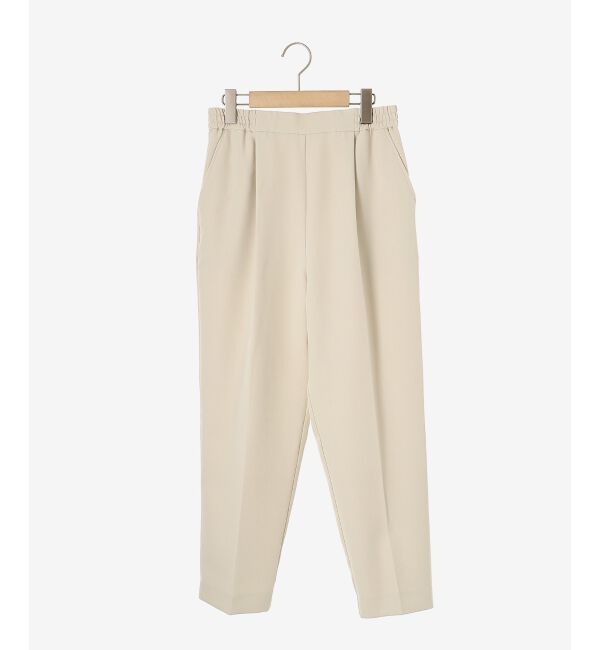 le.coeur blanc「パール付きプルオーバー&times;テーパードパンツセット」|スラックス|