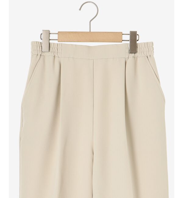 le.coeur blanc「パール付きプルオーバー&times;テーパードパンツセット」|スラックス|