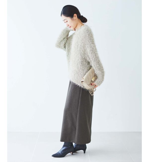 le.coeur blanc「ダブルスリットタイトスカート」|タイト|