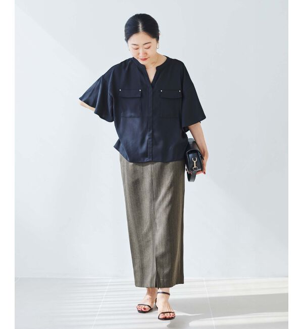 le.coeur blanc「ダブルスリットタイトスカート」|タイト|