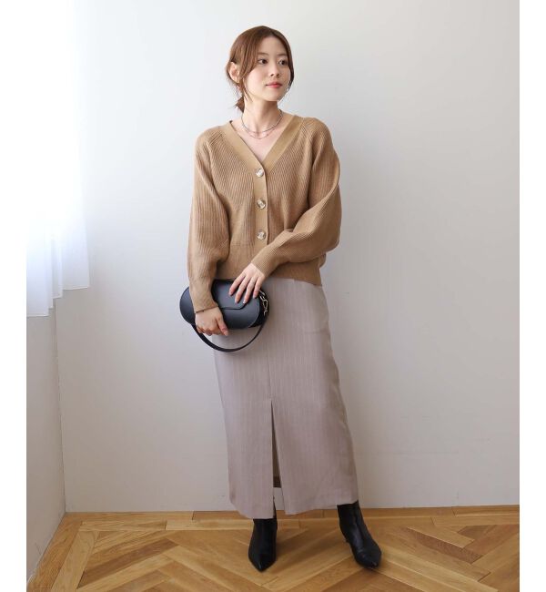 le.coeur blanc「ダブルスリットタイトスカート」|タイト|