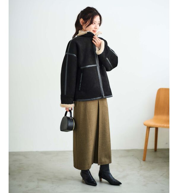 le.coeur blanc「ボックスタックロングスカート」|スカート|