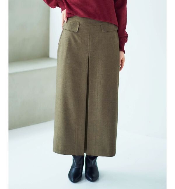 le.coeur blanc「ボックスタックロングスカート」|スカート|