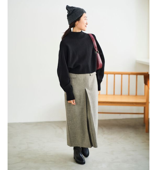 le.coeur blanc「ボックスタックロングスカート」|スカート|