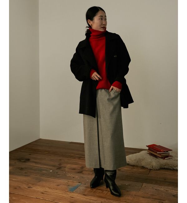 le.coeur blanc「ボックスタックロングスカート」|スカート|