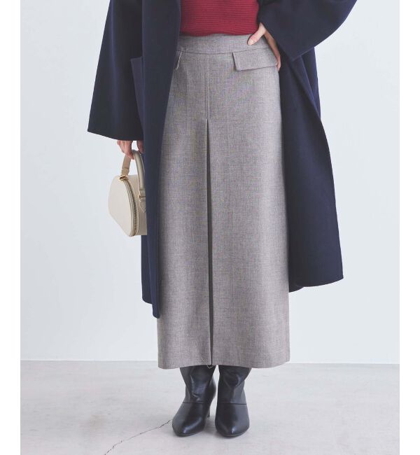 le.coeur blanc「ボックスタックロングスカート」|スカート|
