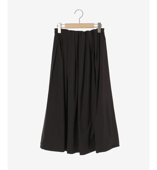 le.coeur blanc「ナイロンタックギャザーダブルヘムスカート」|スカート|