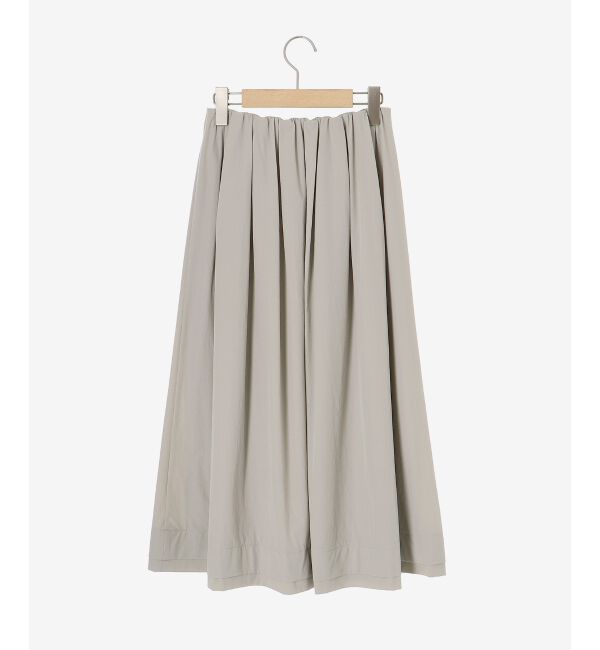 le.coeur blanc「ナイロンタックギャザーダブルヘムスカート」|スカート|