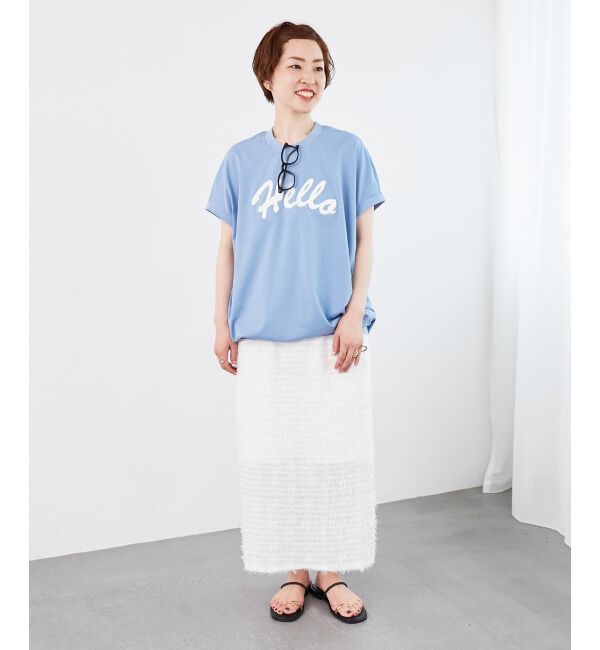  「シアーフリンジタイトスカート」|タイト|