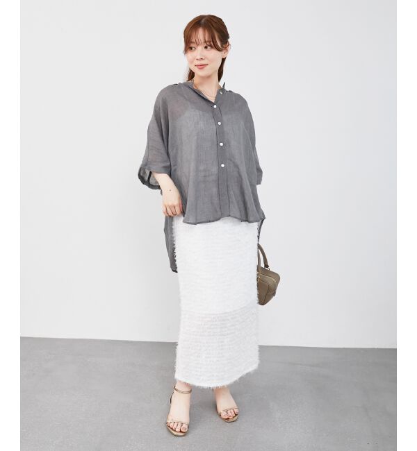  「シアーフリンジタイトスカート」|タイト|