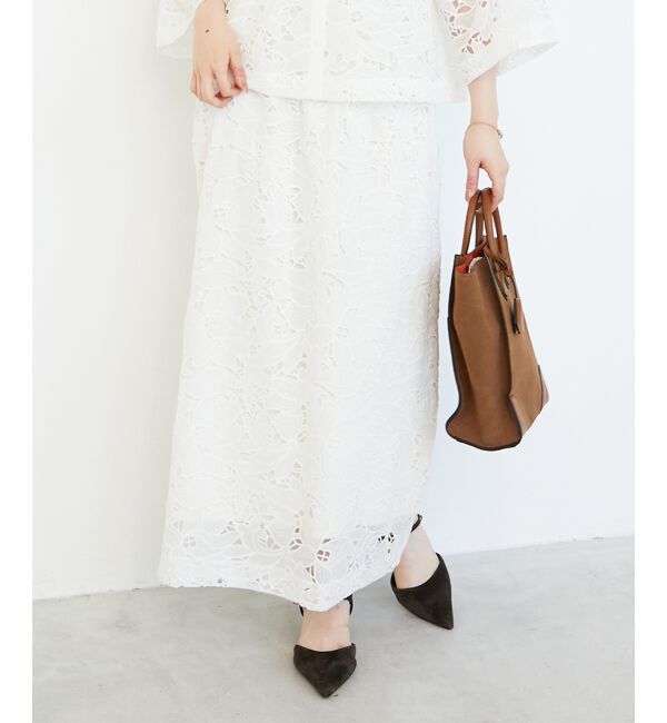  「モチーフレーススカート」|スカート|