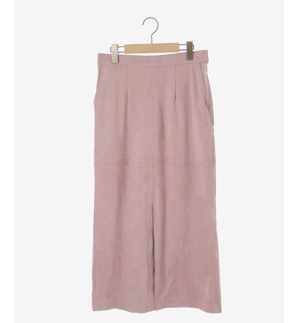  「リバーフェイクスエードタイトスカート」|タイト|