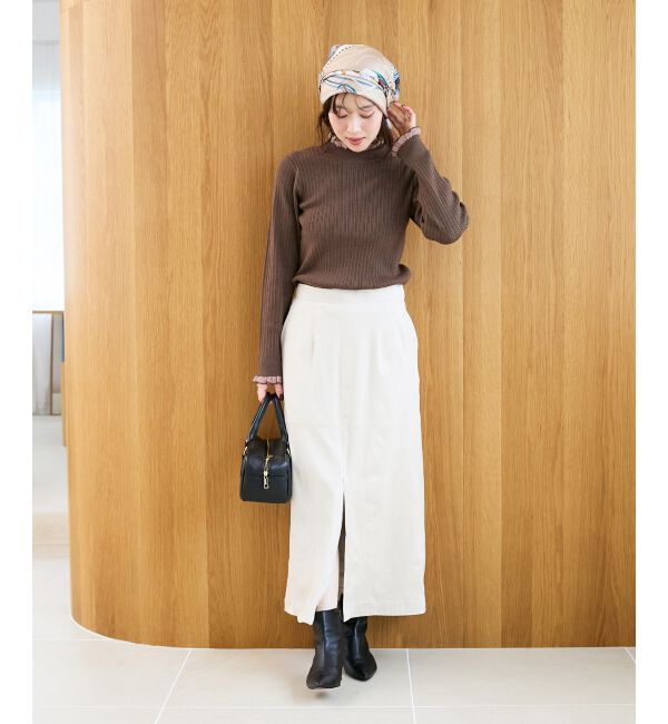  「リバーフェイクスエードタイトスカート」|タイト|