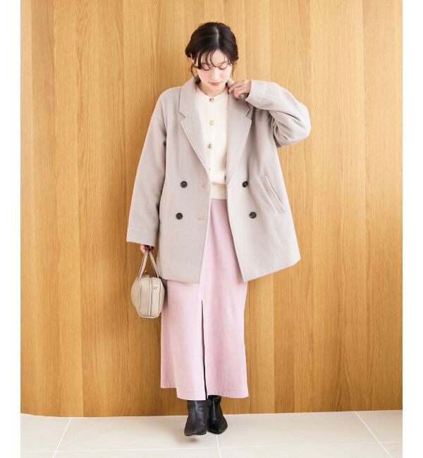  「リバーフェイクスエードタイトスカート」|タイト|